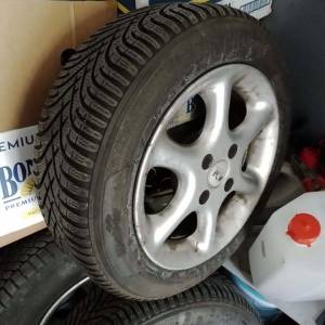 Alu felge i zimske gume 4x108 za Peugeot Citroen Audi 80