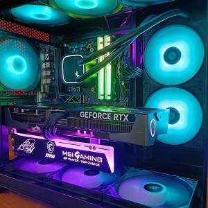 AMD Ryzen 7 9800X3D, RTX 5080 16GDDR7, 32gb, 1tb, 240, 1000W