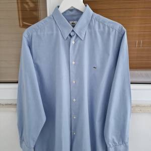 LACOSTE plava košulja dugi rukav (L)