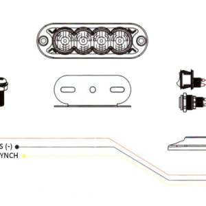 LED STROBSKOPSKO SVJETLO 12/24V