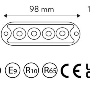 LED STROBSKOPSKO SVJETLO 12/24V