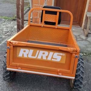 Motokultivator (Freza) Ruris 918K, 18Ks, 460cm3 + Prikolica