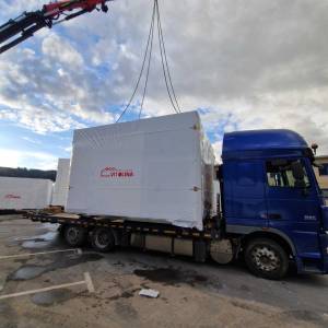 POSTAVLJANJE SHRINK WRAP FOLIJE ZA TRANSPORT, SKELE, GLISERE