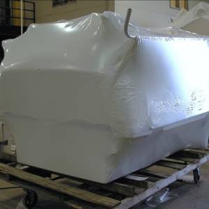 POSTAVLJANJE SHRINK WRAP FOLIJE ZA TRANSPORT, SKELE, GLISERE