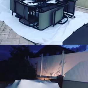 POSTAVLJANJE SHRINK WRAP FOLIJE ZA TRANSPORT, SKELE, GLISERE