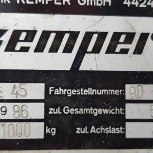 Prikolica za gnoj KEMPER 5,6 tona