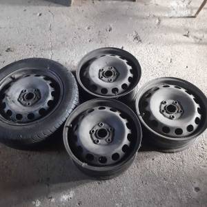 PRODAJEM ALU FELGE SA GUMAMA I 3 ČELICNE FELGE 5X112 15 COLI