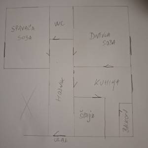 PRODAJEM DVOSOBAN STAN U VALPOVU