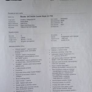 Škoda octavia karavan 2.0 style
