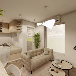 Stan Trešnjevka - Sjever (Rudeš), 27m2, Garsonijera-novogradnja