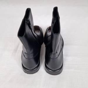 BOROVO crne kožne čizme (44)