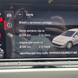 Golf 8 2.0 tdi Radar,Masaža,Alcantara