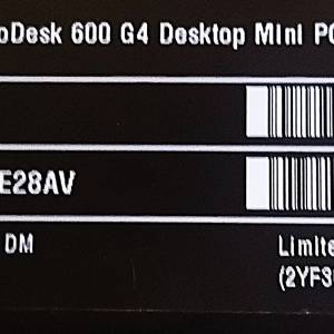 HP Prodesk 600 G4 DM i5-8500T, 16gb, m2 256gb, 320gb hdd, Windows 11