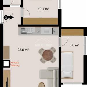 JEDNOSOBNI I DVOSOBNI APARTMAN, MIRNA I TIHA POZICIJA, VRSI