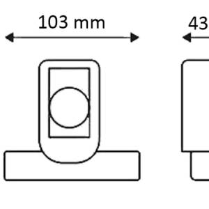 LED BOČNO SVJETLO ZA PRIKOLICE (KVADRAT)