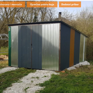 Metalna garaža 3x5m