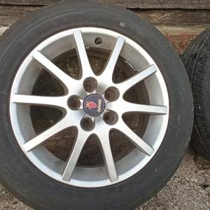 Nordexx ljetne gume 215/55/16 + original Saab felge