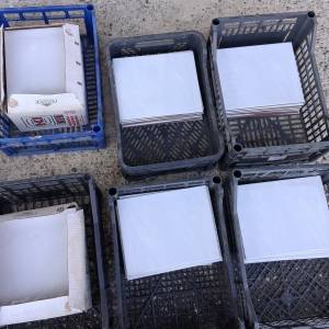 Podne bijelo sivkaste pločice