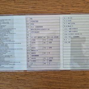 Porsche 911 Carrera 2 (996) Cabrio 3,6 l ručni mjenjač