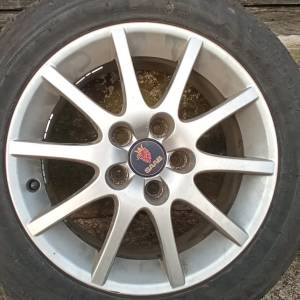 Saab Alu Felge 16" set s ljetnim gumama