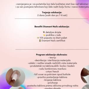 Tecaj za nokte ruska manikura, gel lak, trajni lak