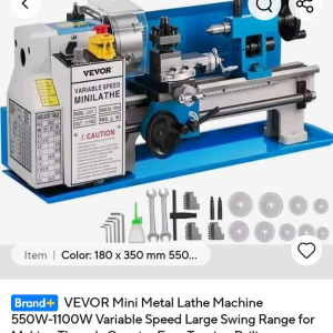 Tokarski stroj željezni novi za obradu metala, ima sve ko pravi