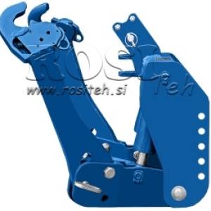 UNIVERZALNI KIT PREDNJA ČELNA HIDRAULIKA 2KAT ZA TRAKTOR 1500kg - PLAV