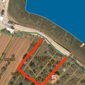 Zadar/ Pašman /KRAJ , Teren 570m2, GRAĐEVINSKA DOZVOLA