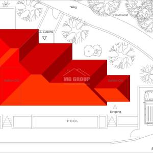 ZEMLJIŠTE SA IDEJNIM PROJEKTOM ZA VILU SA BAZENOM – PREKO, UGLJAN