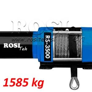 12 V ELEKTRIČNO VITLO RS-3500 - 1585 kg - SINTETIČKO UŽE - ECO