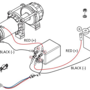 12 V ELEKTRIČNO VITLO RS-3500 - 1585 kg - SINTETIČKO UŽE - ECO