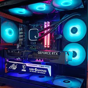 4/8K Gaming PC, Ryzen 7 9800X3D, RTX 5080 16GDDR7, 64gb, 2tb, 1000W