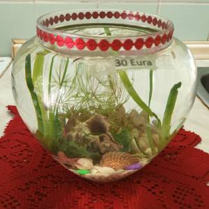 Akvarij kugla sa ribicama