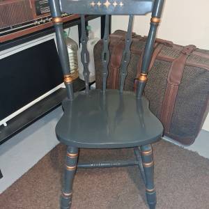 Antikna stolica - Windsor stil -masivno drvo - 80€