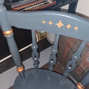 Antikna stolica - Windsor stil -masivno drvo - 80€