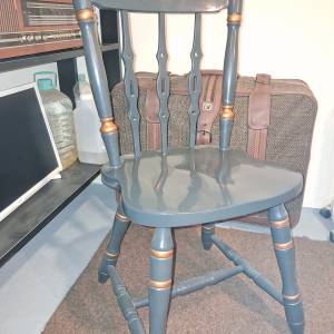 Antikna stolica - Windsor stil -masivno drvo - 80€