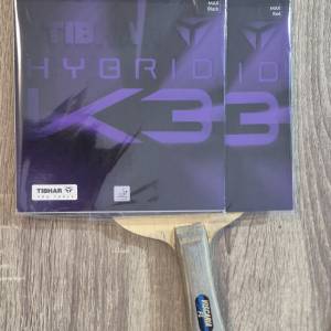 Butterfly Viscaria sa rabljenim natjecateljskim Tibhar K3 gumama