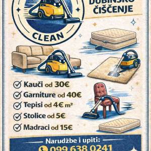 Dubinsko čišćenje namještaja