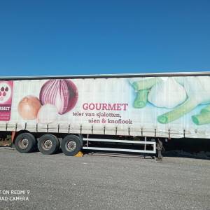 Jumbo poluprikolica, cerada