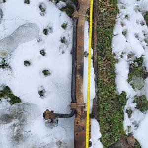 Osovina za prikolicu 2m