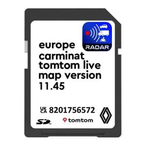 Renault R-link Carminat Live najnovija navigacijska kartica NOVO