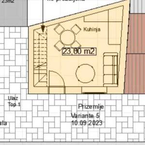 Kamena kuća 23 m2 – centar Kaštel Sućurca, 50 m od mora