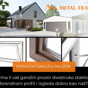 Metalna garaža 3,5x5m -crna mat