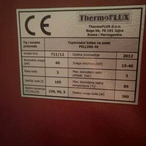 Peć na pelete i bojler 200L