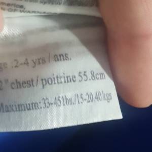 Prsluk za spašavanje,dječji speedo 2-4g