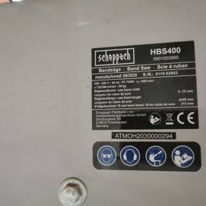 Sheppach HBS400 tračna pila