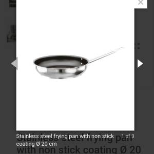 Tava Paderno,prof.oDnehrđajučeg čelika,premaz neprijanjajući20cm(pro)