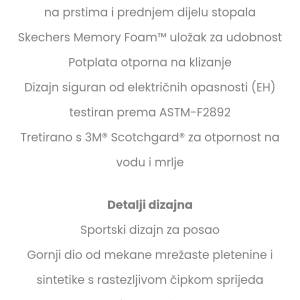 Tenisice Skechers Work,neproklizne 40(27cm)