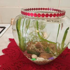 Akvarij šesterokutni, 19 litara