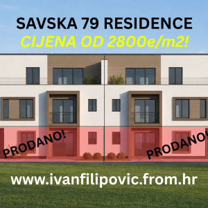Novogradnja Sesvete, Jelkovec - SAVSKA 79 RESIDENCE